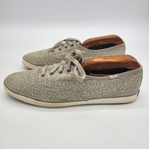 Keds Shoes Womens Size 9.5 Champion Originals Grey Canvas Sneakers Speckled